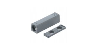 Adapter prosty do Tip-on, wersja krótka, szary