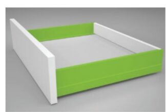 Szuflada meblowa cienkościenna FGV TEN2, L-500 H-90 biała