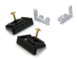 Zestaw montażowy z zaślepkami SYMA14 - aluminium