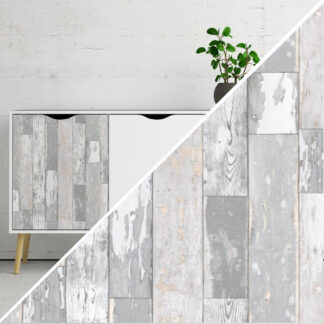 Okleina meblowa samoprzylepna 45x100 cm Jasne deski Vintage