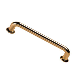 Uchwyt meblowy RURKA, 96mm, złoty połysk