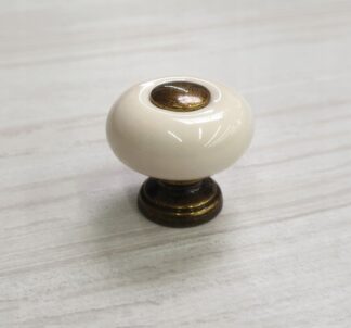 Gałka meblowa AMIX retro GP002 porcelana