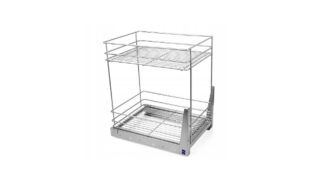 Cargo mini 300mm, 2-poziomy, chrom