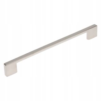 Uchwyt meblowy UN73, 192mm, stal szczotkowana