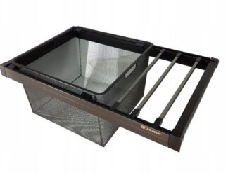 Szuflada wysuwana na spodnie ELIS W900 + kosz H185 - Mocca