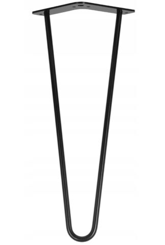 Noga meblowa typu Hairpin 2-prętowa H480