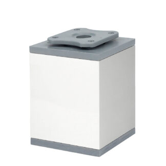 Nóżka meblowa kwadratowa 60x60 H-100 aluminium