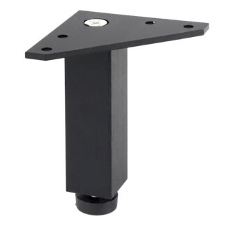 Nóżka meblowa industrialna 25x25 H-100 czarny mat