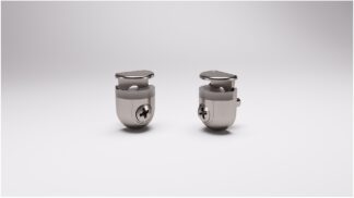 Zestaw Peki podporka szkła 5-6mm z bolcem fi5nikiel [100 szt.]