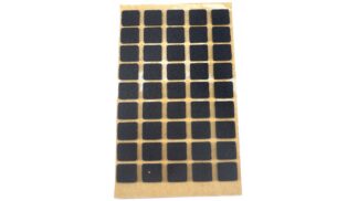 Podkładka filcowa czarna-kwadrat, 14x14mm, h=3mm