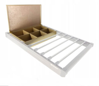 Szuflada wysuwana na spodnie ELIS W800 + skrzynka - biała