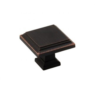 Gałka meblowa AMIX retro GR079 czarna miedź