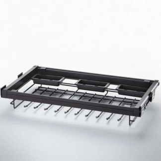 Szuflada wysuwana ELIS na spodnie z organizerem W600 - Mocca