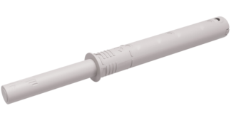 K-push Tech 37mm wpuszczany z gumką -szary