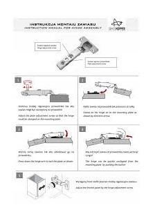 Zawias bliźniaczy GH PRO 110 CR 9mm