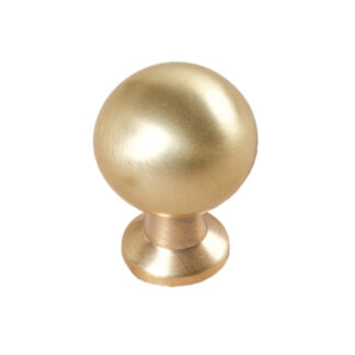 Gałka meblowa KULA, fi22mm, złoty szczotkowany