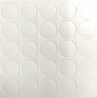 Zaślepki samoprzylepne fi14mm BIEL ALPEJSKA 318