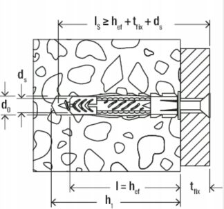 10x Kołek uniwersalny UX 6 x 50 R długi