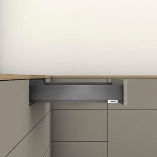 Szuflada MerivoBox, wys. M (108mm), 500mm, obc. 40kg, Antracyt