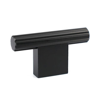 Uchwyt, gałka meblowa STRIPES T-BAR, czarny mat