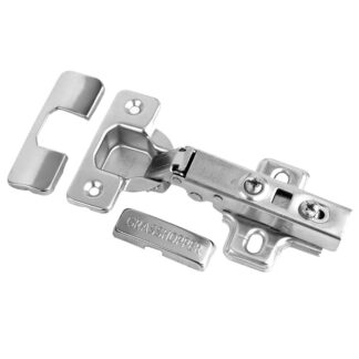 Zawias GH-Pro-soft close -clip on -nakładany + prowadnik + zaślepki