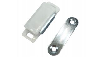 Zamek magnetetyczny - biały 45x15x14mm