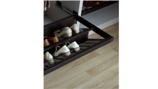 Szuflada wysuwana na buty, 800mm - Mocca