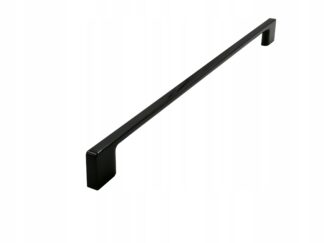 Uchwyt meblowy UN73, 160mm, czarny połysk