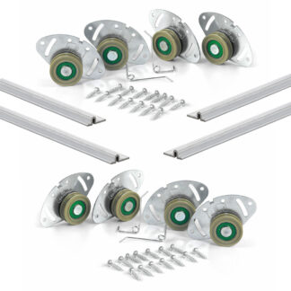 Zestaw okuć MICRA do niskich i wysokich zabudów, 1,5m, 2-drzwi