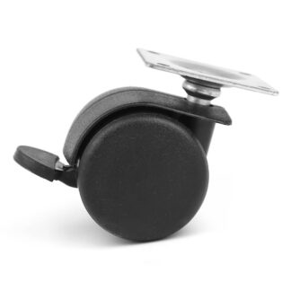 Kółko meblowe obrotowe fi40 z hamulcem