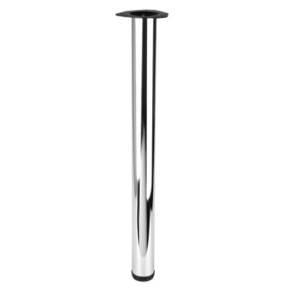 Noga meblowa do blatu, stołu H710 chrom