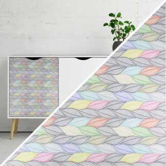 Okleina meblowa samoprzylepna 45x100 cm Liście