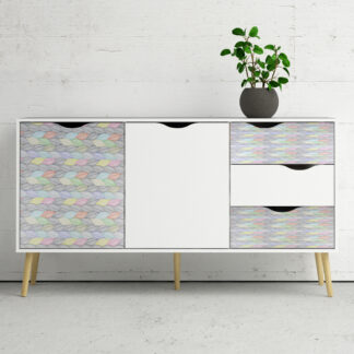 Okleina meblowa samoprzylepna 45x100 cm Liście