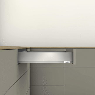 Szuflada MerivoBox, wys. M (108mm), 450mm, obc. 40kg, szara