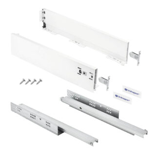 Unihopper - Szuflada cienkościenna 2D, L-450 H80mm - Biała