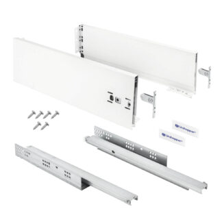 Unihopper - Szuflada cienkościenna 2D, L-450 H120mm - Biała