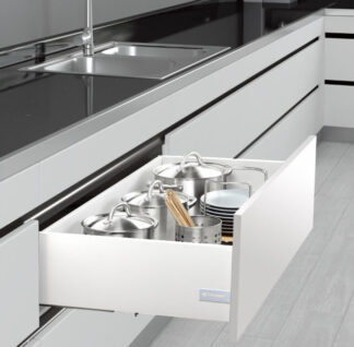 Unihopper - Szuflada cienkościenna L-270 H170mm - biała