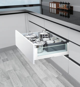 Unihopper - Szuflada LED, L-300 H120mm - Biała