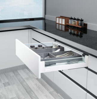 Unihopper - Szuflada LED, L-300 H80mm - Biała