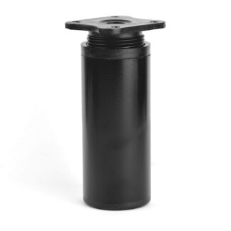 Nóżka meblowa okrągła FI40 H-100 czarny mat