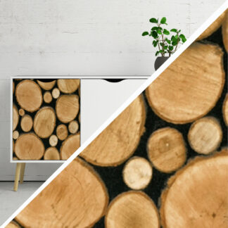 Okleina meblowa samoprzylepna 67x100 cm Kłody