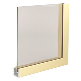 Ramka aluminiowa R1 - Złoty MAT