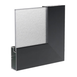 Ramka aluminiowa R12 - Czarny Mat