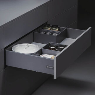 Unihopper - Szuflada cienkościenna L-300 H120mm - Antracyt