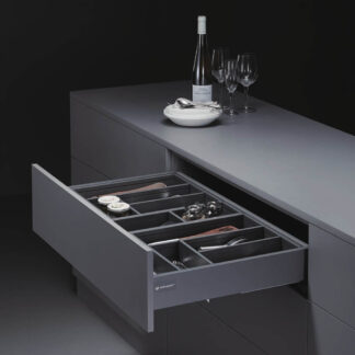 Unihopper - szuflada cienkościenna L-270 H80mm - Antracyt