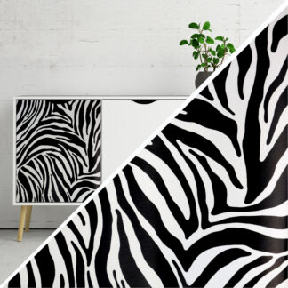 Okleina meblowa samoprzylepna 45x200 cm Zebra
