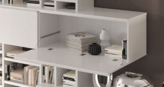 Zestaw KIMANA zawias +wkret.+prowadnik+zaslepka, nikiel