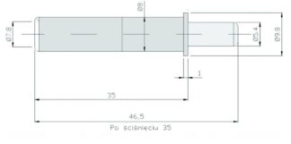 Zestaw airtic adapter+odbojnik biały