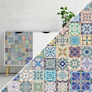 Okleina meblowa samoprzylepna 45x100 cm Mozaika New