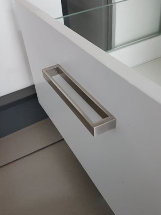 Uchwyt meblowy HD63, 160mm, stal szczotkowana